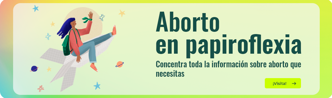 Imagen con el texto: Aborto en papiroflexia; concentra toda la información sobre aborto que necesitas.