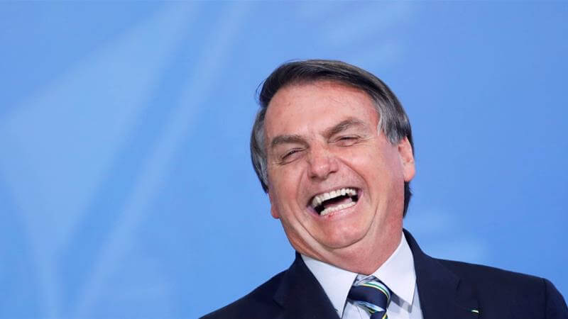 Bolsonaro siendo Bolsonaro [Adriano Machado/Reuters]