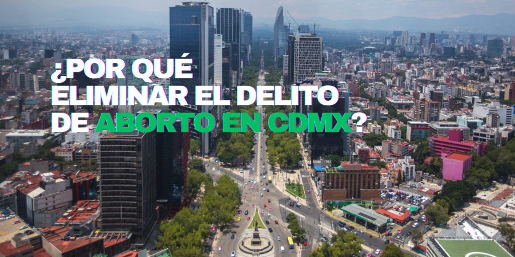 Banner que está ilustrado con una fotografía aérea de la CDMX.